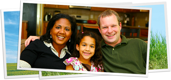 photo of happy family